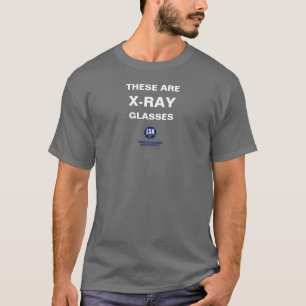 Gafas de rayos X - Camiseta básica oscura