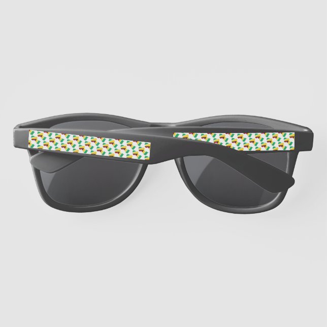 Gafas De Sol BANDERA GUYANA Patriótico Guyanés (Reverso)
