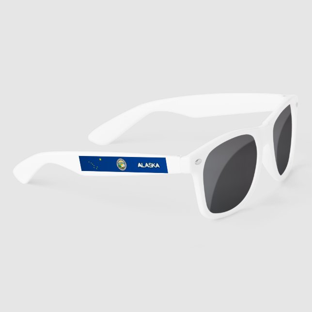 Gafas De Sol Bandera y sello de Alaska (Derecha)