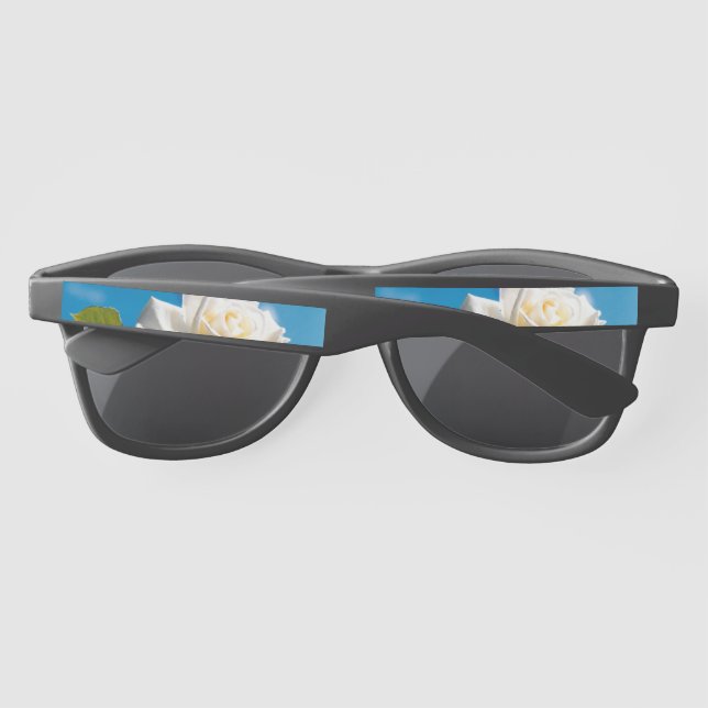 Gafas De Sol Belleza rosa blanca (Reverso)