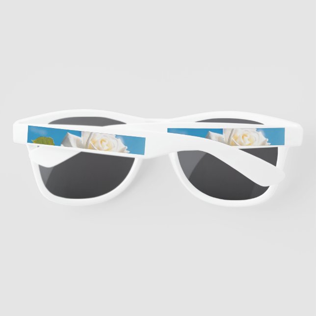 Gafas De Sol Belleza rosa blanca (Reverso)