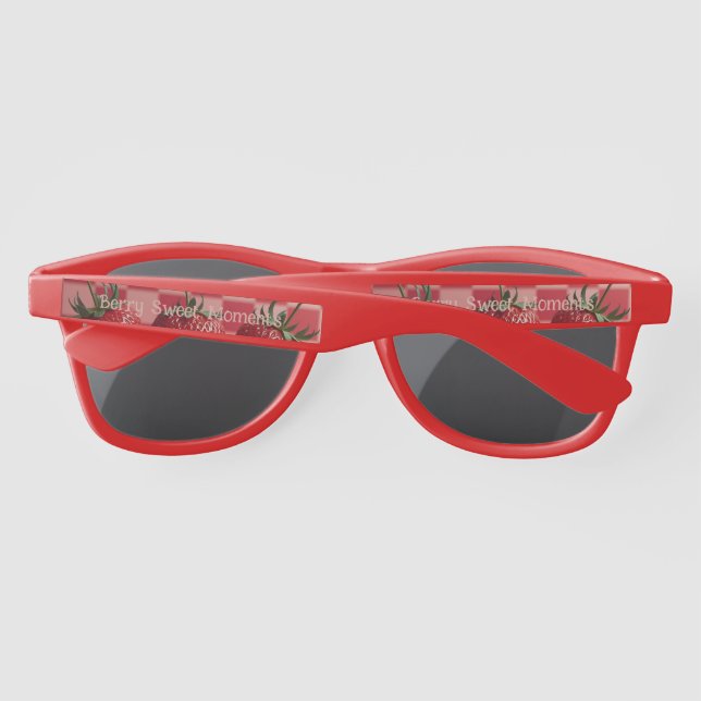 Gafas De Sol Berry Sweet Red Strawberry Summer Sunglasses (Reverso)