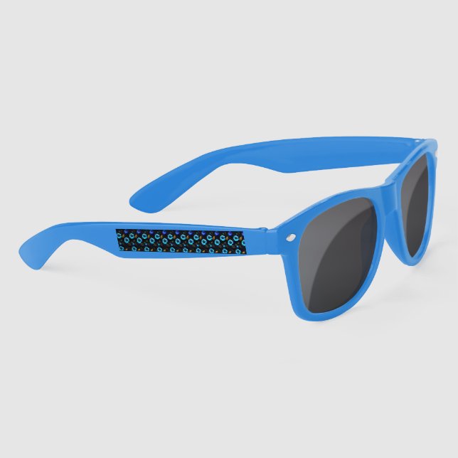 Gafas De Sol Blumenmuster blaue Blüten (Derecha)