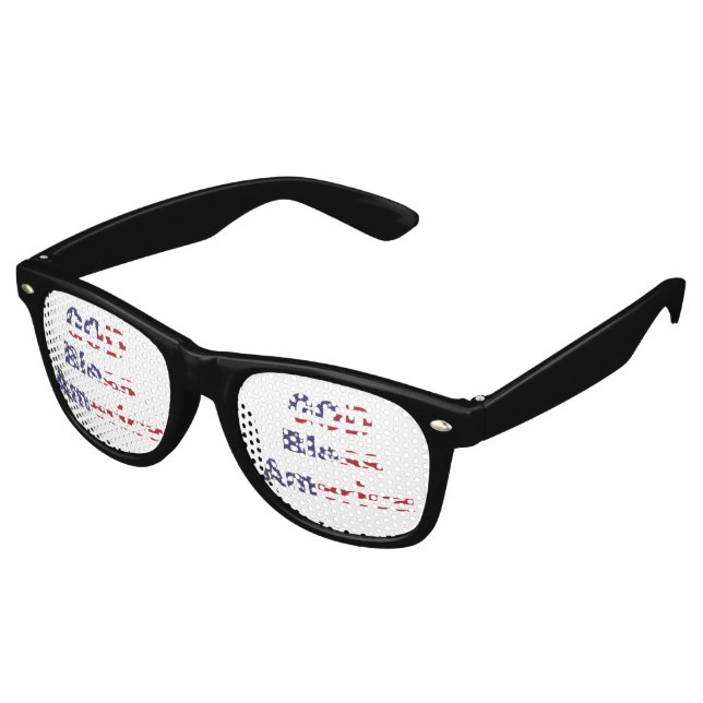 Gafas de sol con declaración de patrimonio patriót (Ángulo)