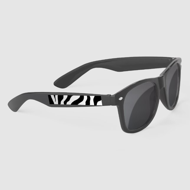 Gafas de sol con estampado de cebra (Derecha)