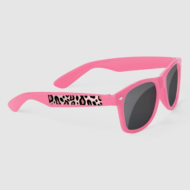 Gafas de sol con estampado de leopardo rosa (Derecha)