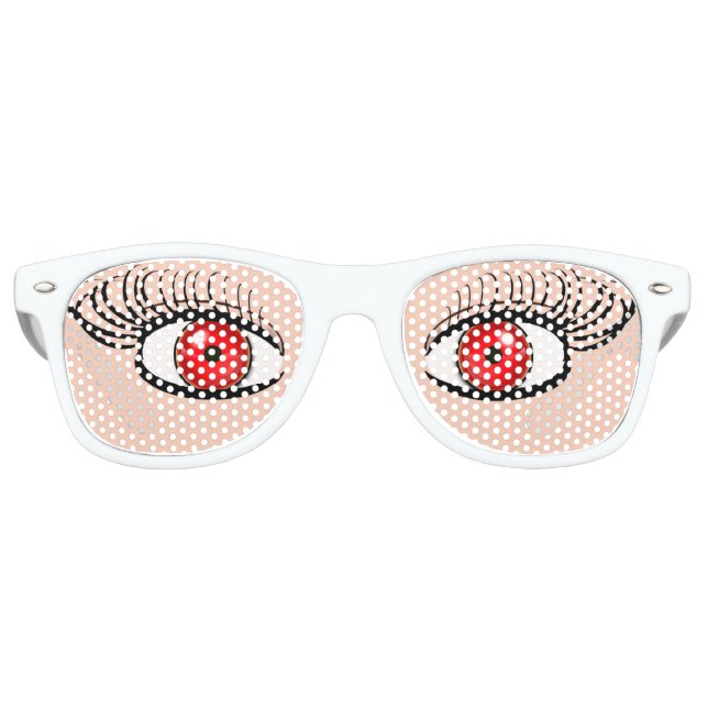 Gafas De Sol Con Ojos Falso Rojos (Anverso)
