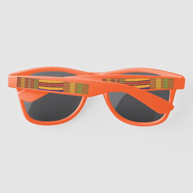 Gafas de sol con patrón africano (Reverso)