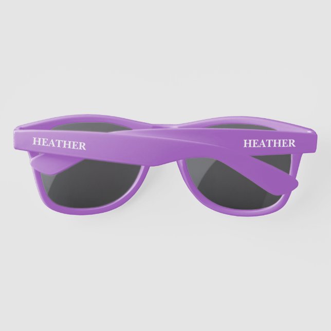 Gafas De Sol COOL! 😎Personalized Purple Sunglasses  (Reverso)