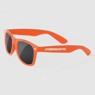 Gafas De Sol Crea tu propio personalizado #hashtag coloreado ga