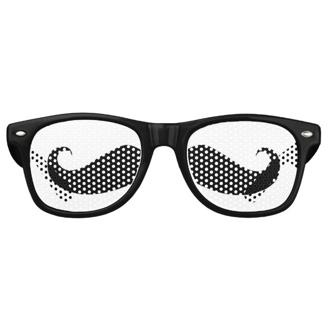 Gafas de sol de bigote (Anverso)