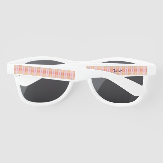 Gafas De Sol De Color Rosa Y Amarillo (Reverso)