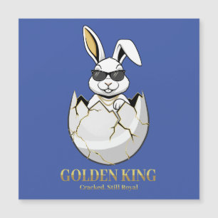 Gafas de sol de conejo genial Golden King Conejo d
