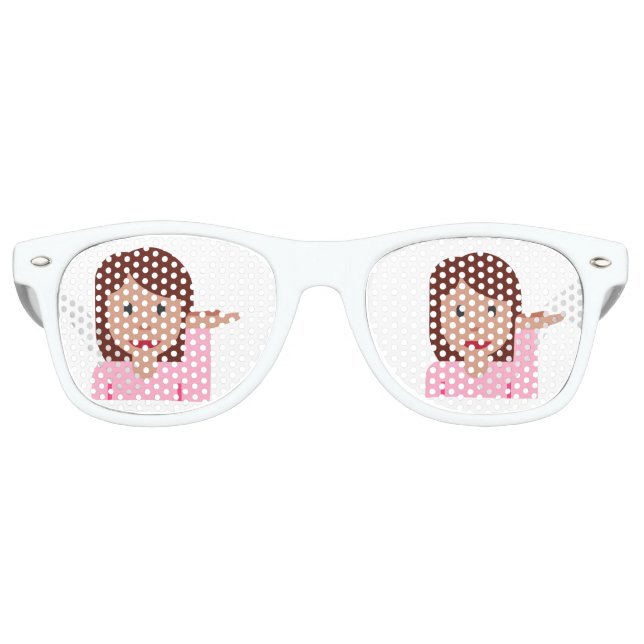 gafas de sol de emoji de mujer (Anverso)