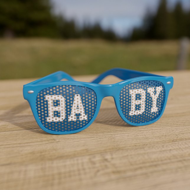 Gafas de sol de Fiesta Baby Shower azul (Subido por el creador)