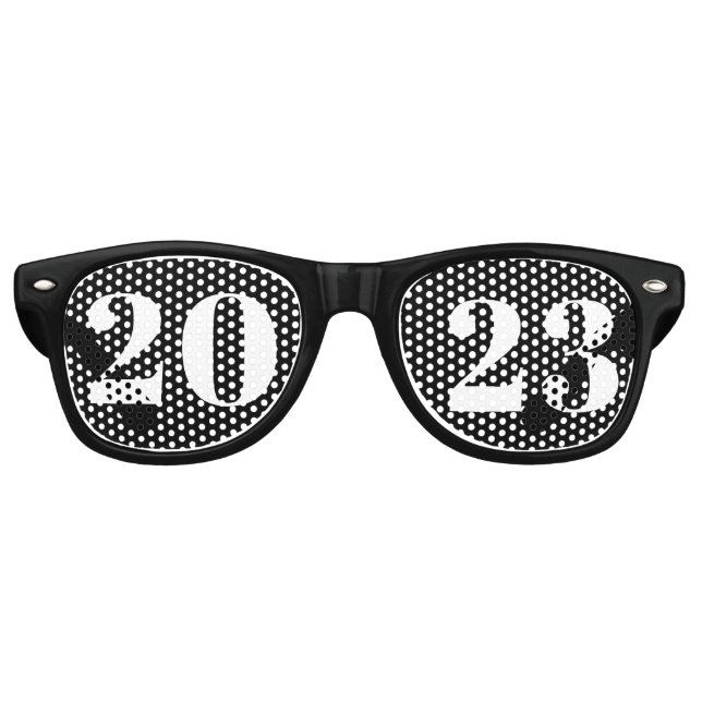 Gafas de sol de Fiesta negro de Año Nuevo (Anverso)