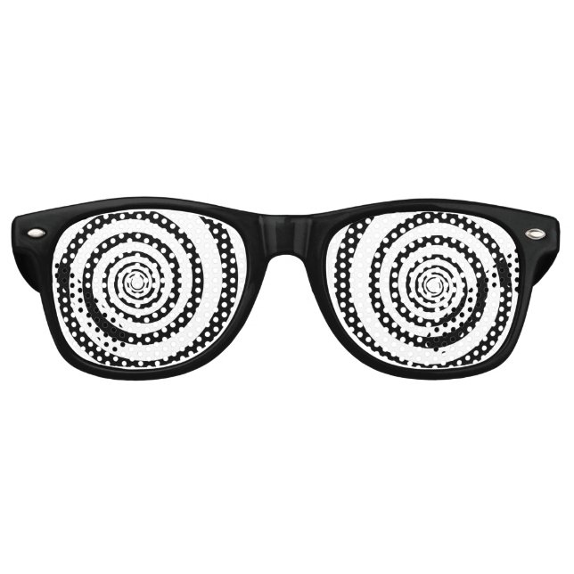 Gafas de sol de fiesta Ojos en espiral (Anverso)