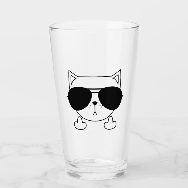 Gafas de sol de gato (Anverso)