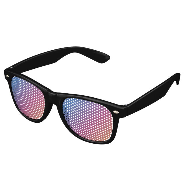 Gafas de sol de gradiente de sol retro (Ángulo)