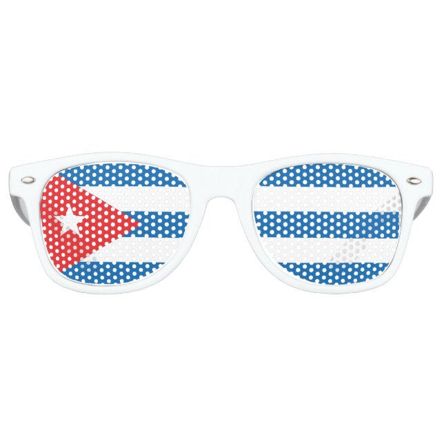gafas de sol de la bandera cubana (Anverso)