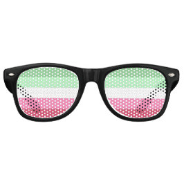 Gafas de sol de la bandera del Orgullo Abrosexual