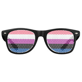 Gafas de sol de la bandera del Orgullo de Género