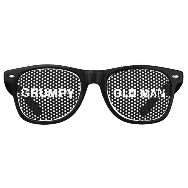 Gafas de sol de la fiesta de cumpleaños del ANCIAN (Anverso)