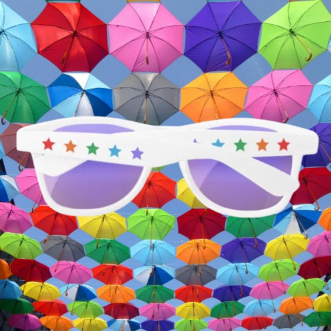 Gafas de sol de las estrellas del arco iris radian (Subido por el creador)