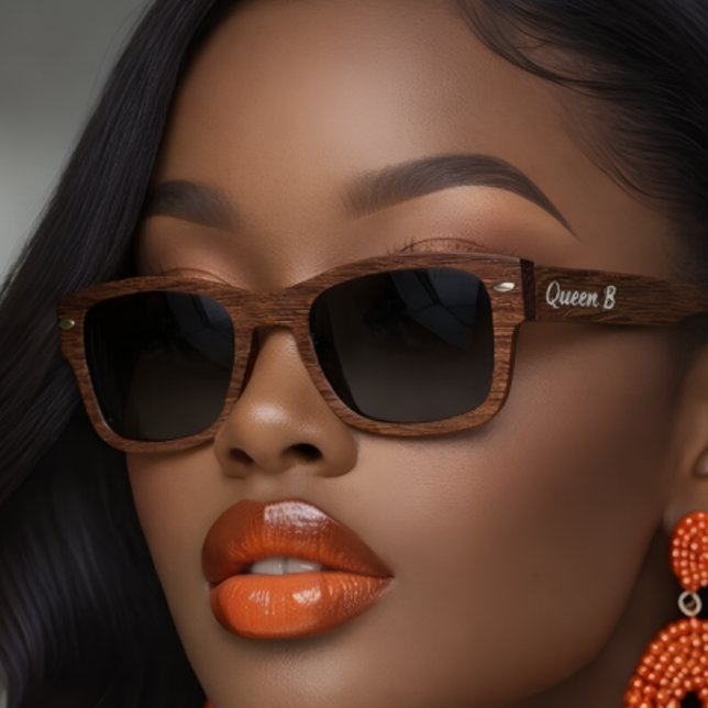 Gafas de sol de madera Queen B – 2026 Personalizad (Subido por el creador)