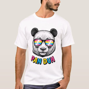 Gafas de sol de Panda Divertidas Camiseta de Graba
