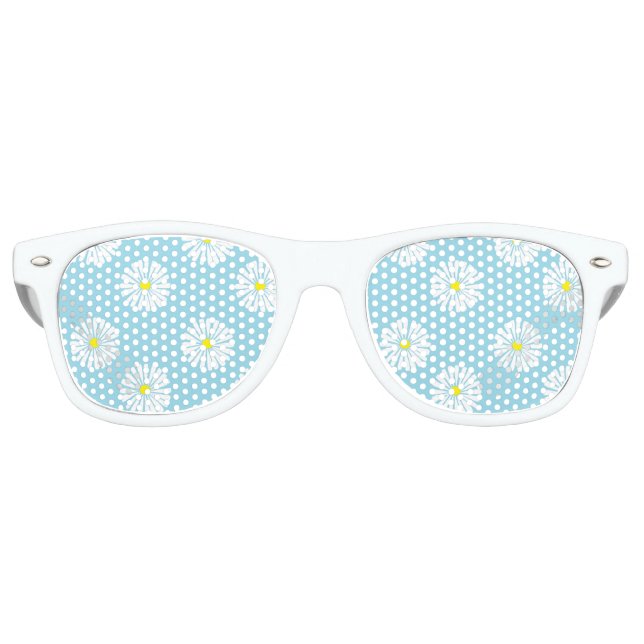 Gafas de sol de patrón de margarita (Anverso)