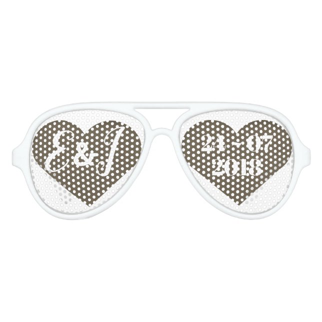 Gafas de sol de Personalizado Boda personalizada L (Anverso)