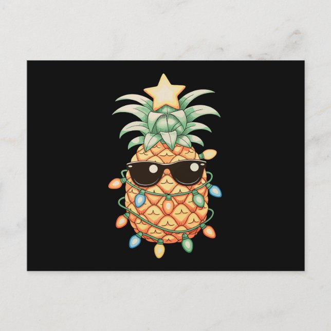Gafas de sol de piña luces de Navidad Navidad vaca (Anverso)