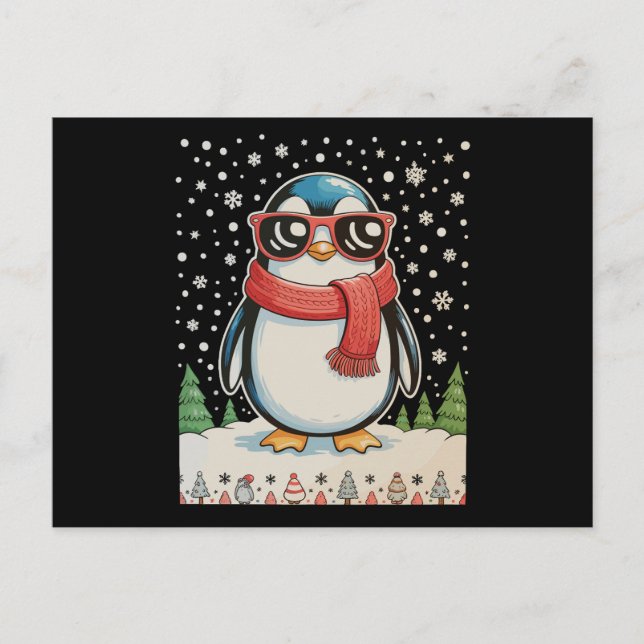 Gafas de sol de pingüino de Navidad feas de Navida (Anverso)