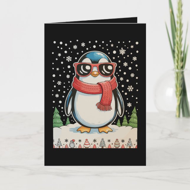 Gafas de sol de pingüino de Navidad feas de Navida (Anverso)