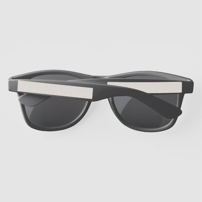 Gafas de sol de plástico (Reverso)