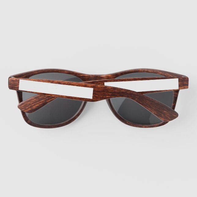 Gafas de sol de plástico (Reverso)