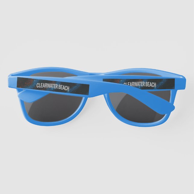 Gafas de sol de plástico Clearwater Beach Florida (Reverso)