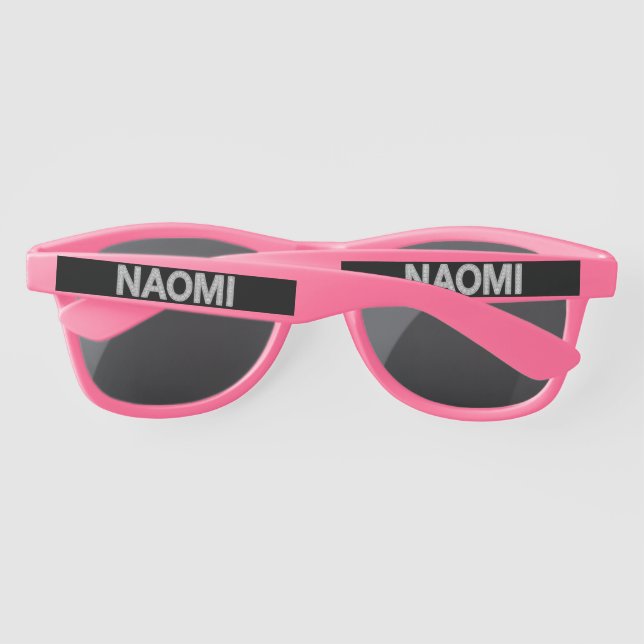 Gafas de sol de plástico Naomi Diamonds (Reverso)