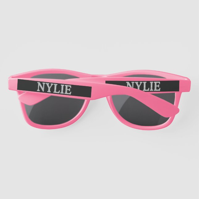 Gafas de sol de plástico Nylie Diamonds (Reverso)