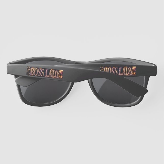 Gafas de sol de plástico para jefa (Reverso)