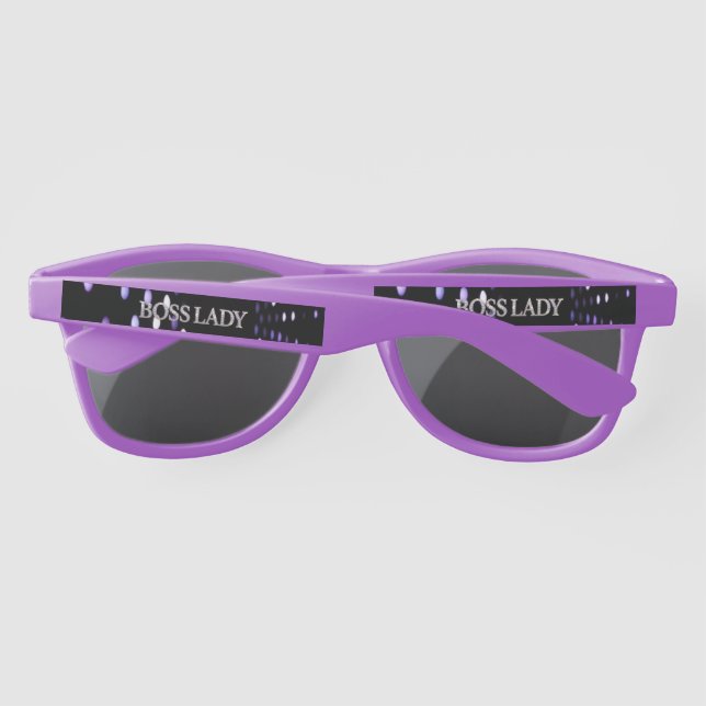 Gafas de sol de plástico para jefa (Reverso)