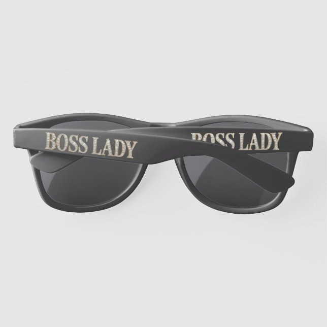 Gafas de sol de plástico para jefa (Reverso)