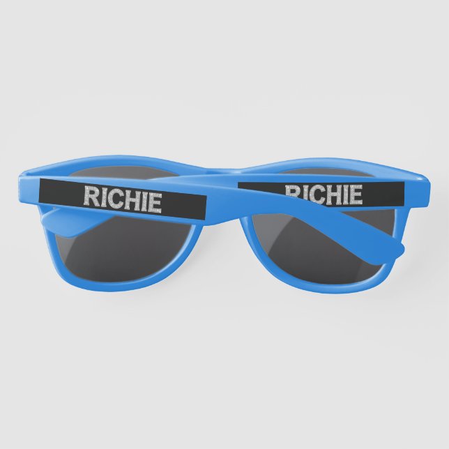 Gafas de sol de plástico Richie Diamonds (Reverso)