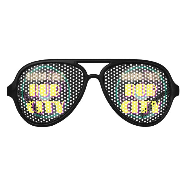 Gafas de sol de Radio Free Hub City (Anverso)