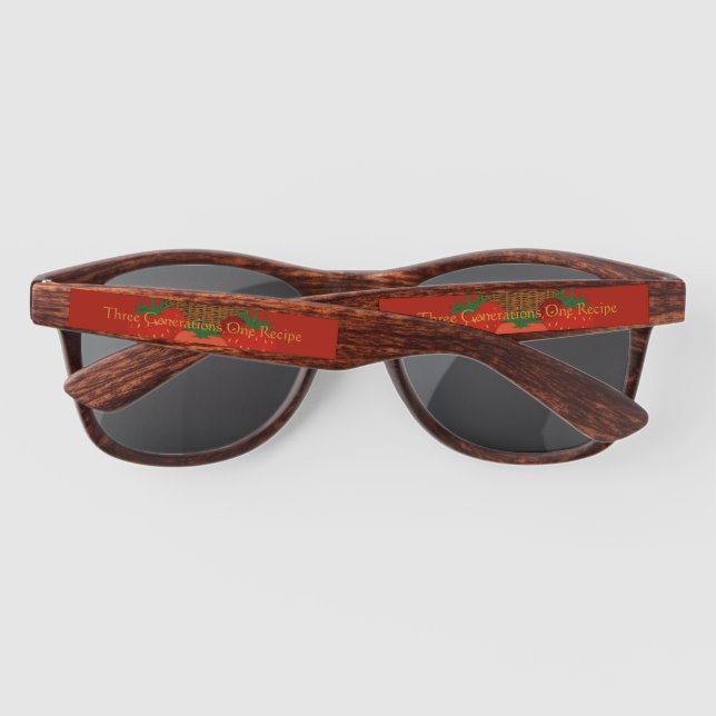 Gafas de sol de receta patrimonial con franja de b (Reverso)