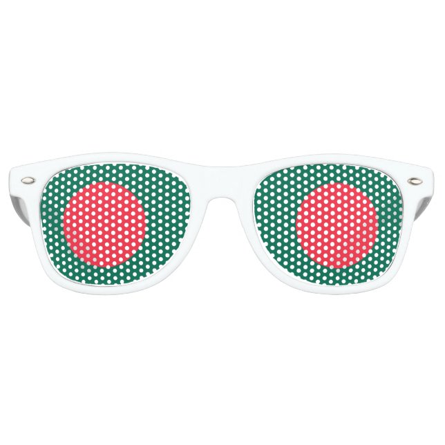 Gafas de sol de tonos fiestas - Bandera de Banglad (Anverso)