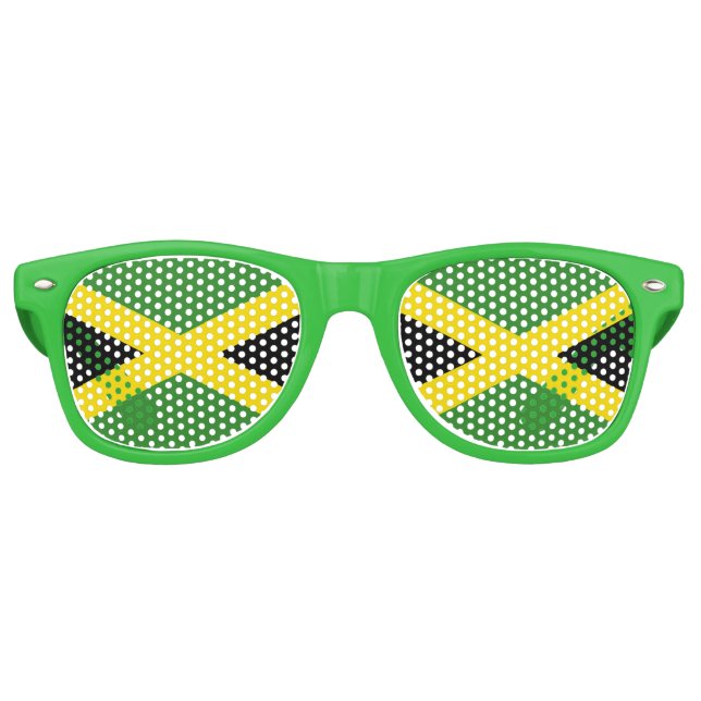 Gafas de sol de tonos fiestas - Bandera de Jamaica (Anverso)