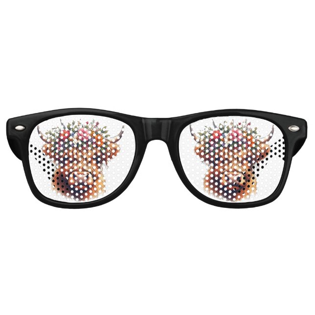 Gafas de sol de vaca en la Highland de Escocia (Anverso)