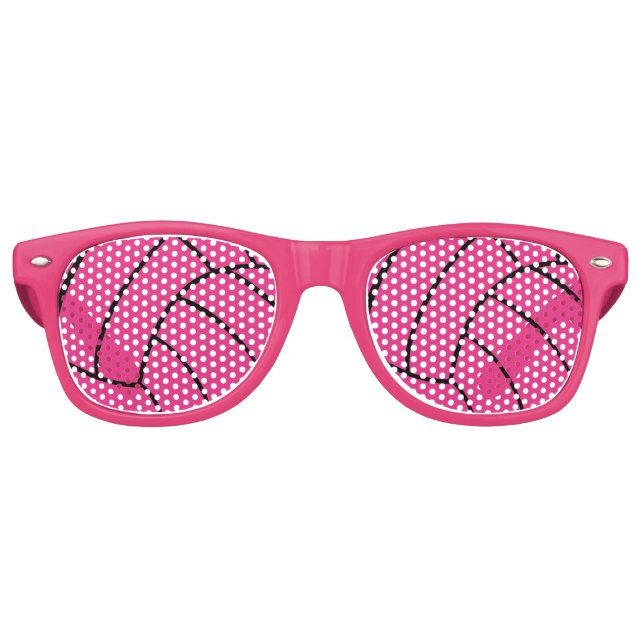 Gafas de sol de voleibol rosado (Anverso)
